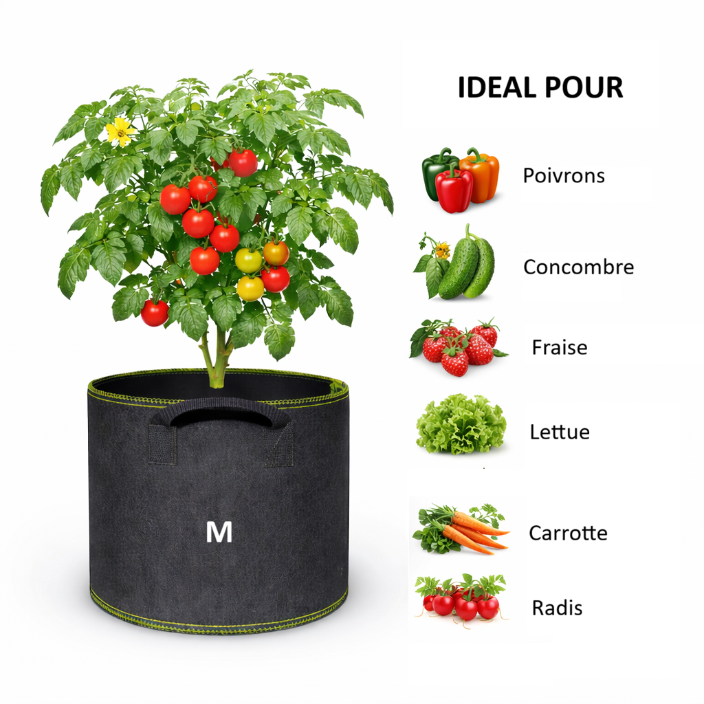 Pot de Culture en Géotextile