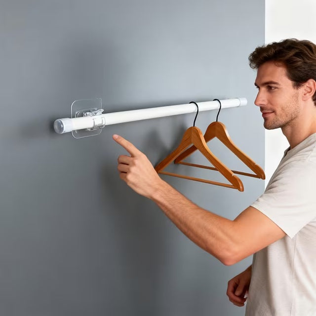 MagicFix™ – Support de Tringle Sans Perçage